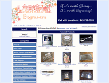 Tablet Screenshot of charlestonengravers.com